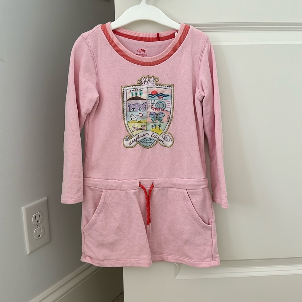 Oilily daydream believer sweatshirt dress